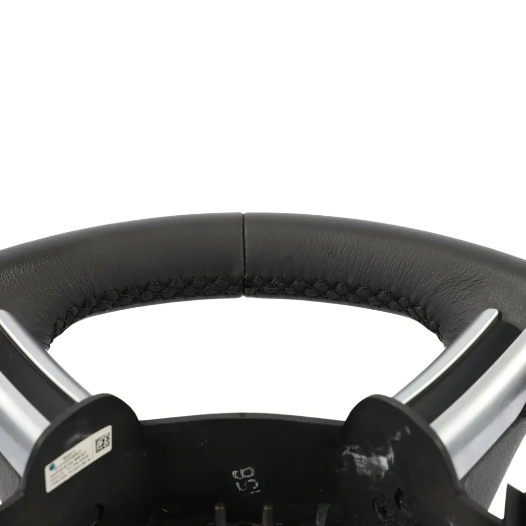 Mercedes W245 Neues Leder Schwarz Lenkrad mit Schwarz Fäden