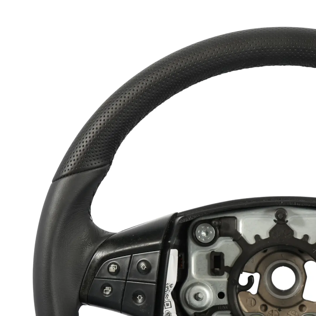 Mercedes W245 Neues Leder Schwarz Lenkrad mit Schwarz Fäden