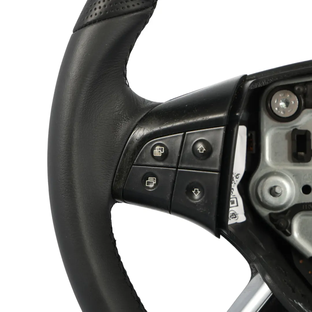 Mercedes W245 Neues Leder Schwarz Lenkrad mit Schwarz Fäden