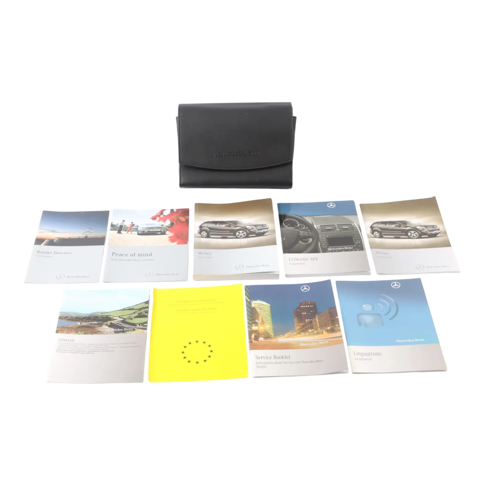 Mercedes ML W164 Owner's Manual Instruction Book Case Wallet Pouch A1645847183