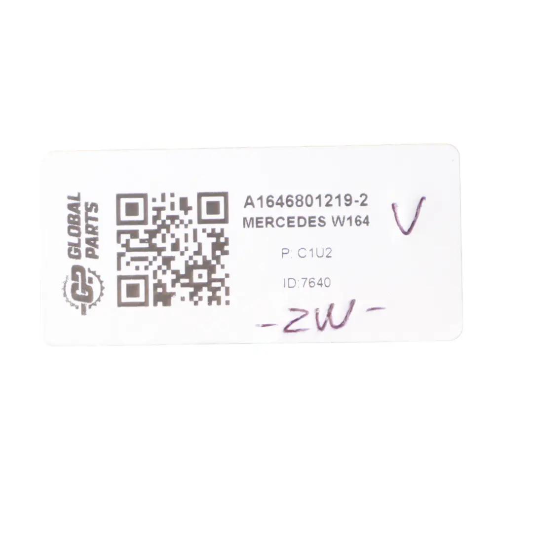 Mercedes ML W164 Consola Central Apoyabrazos Almacenamiento Cubierta Cuero Nappa