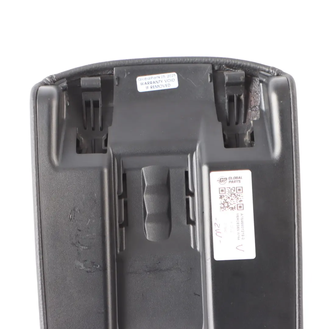 Mercedes ML W164 Consola Central Apoyabrazos Almacenamiento Cubierta Cuero Nappa