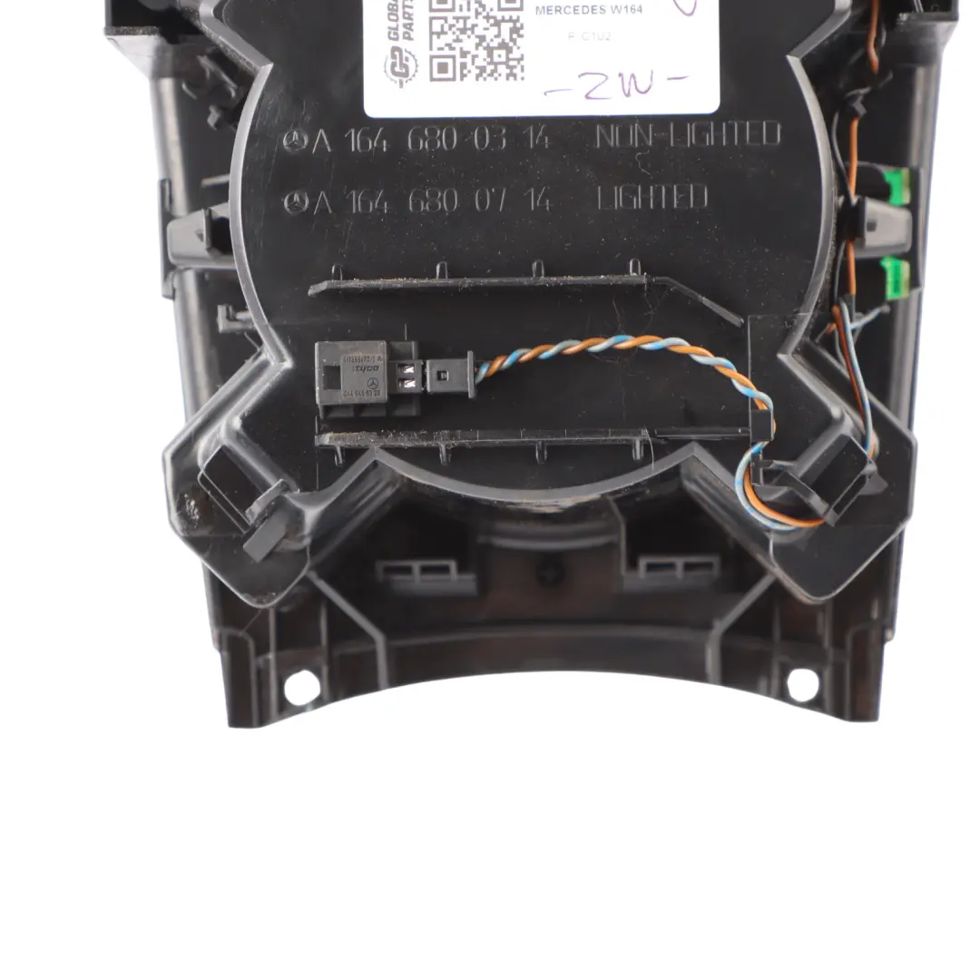 Mercedes ML W164 Console centrale Porte-gobelet Rangement avant A1646800714