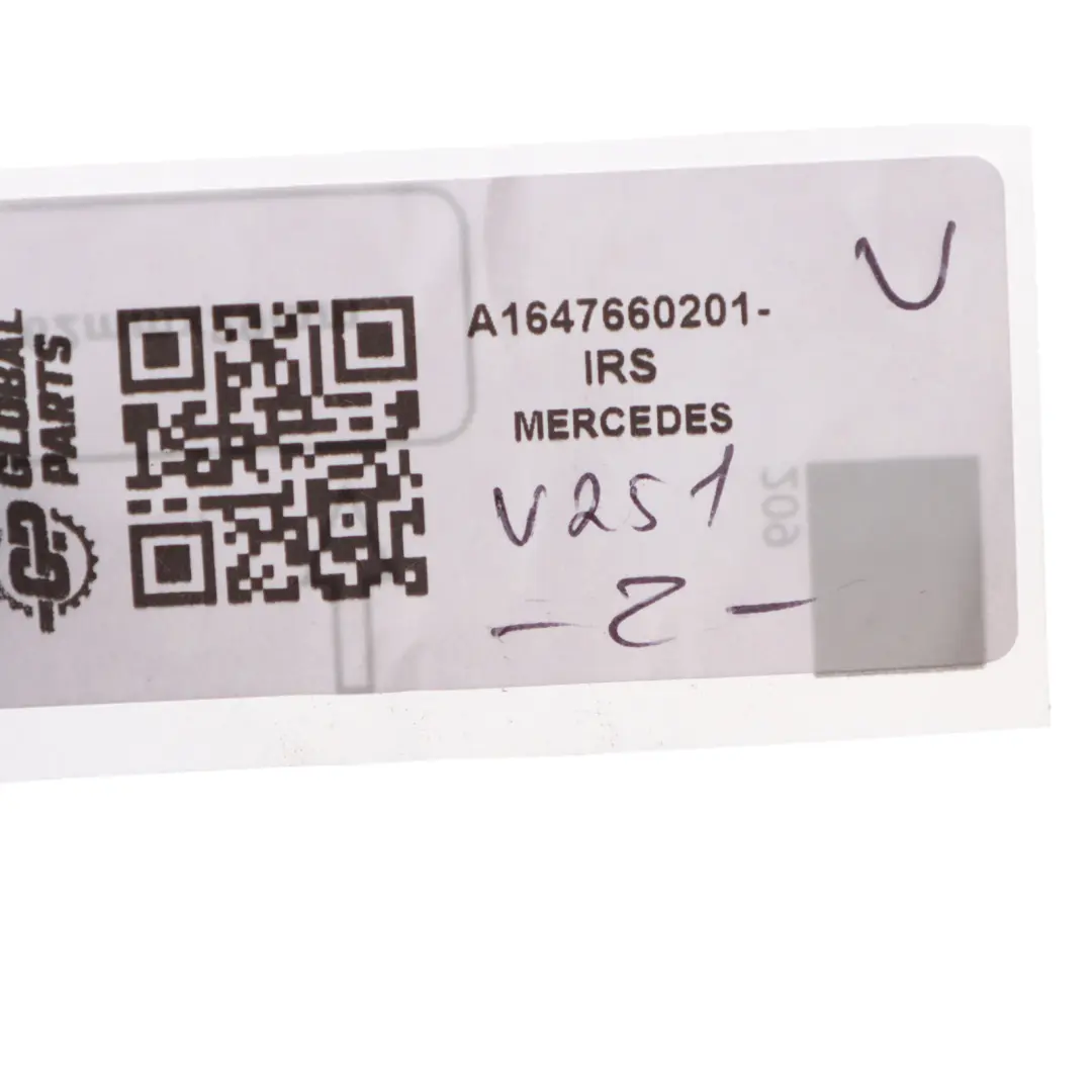 Mercedes R V251 Door Grab Handle Rear Right O/S Iridium Silver - 775 A1647660201