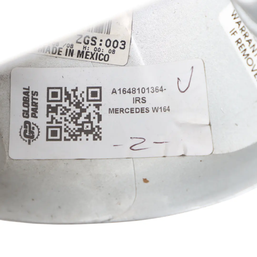 Mercedes ML W164 Door Wing MIrror Cap Left N/S Iridium Silver - 775 A1648101364