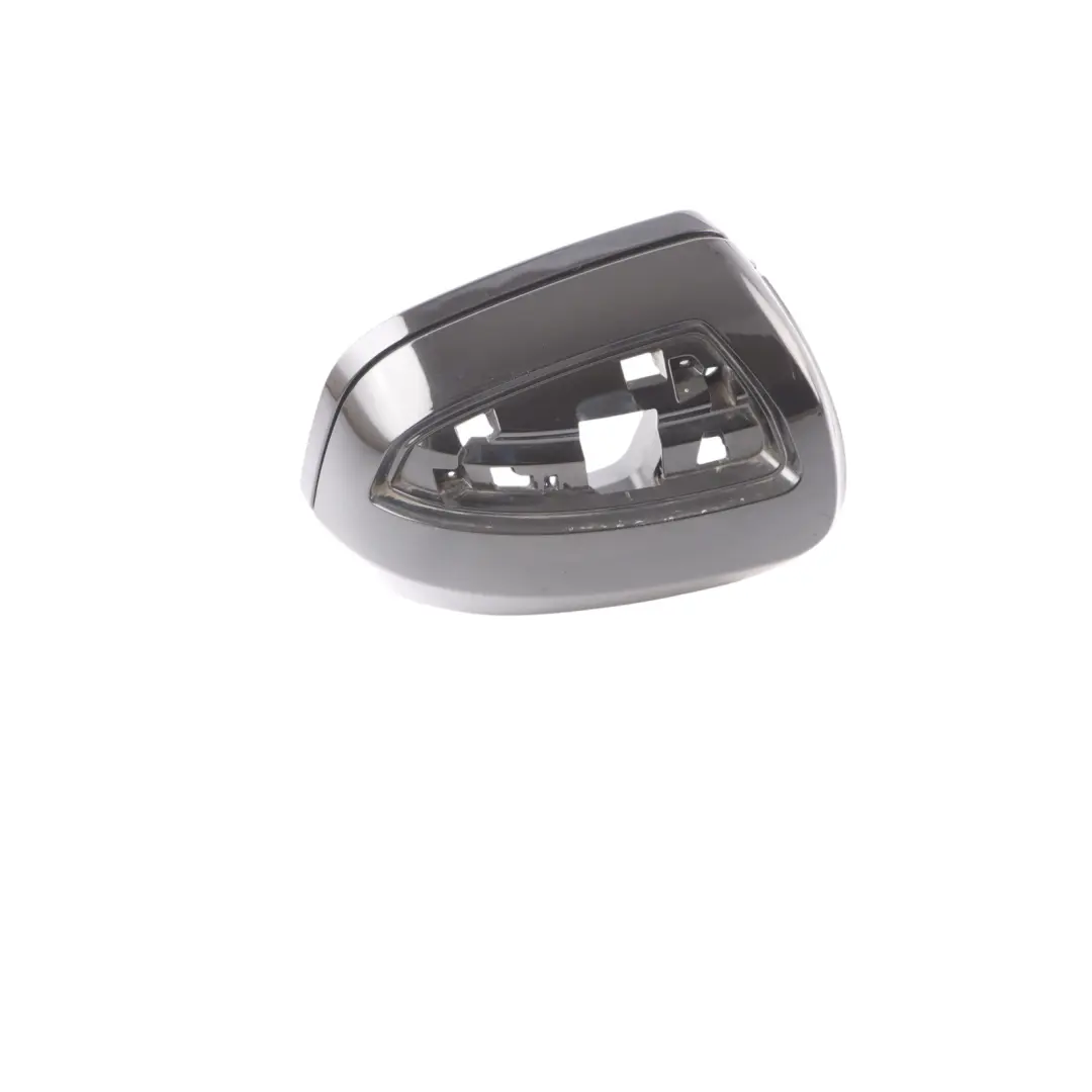 Mercedes W164 Wing Mirror Cap Cover Right O/S Obsidian Black Metallic - 197