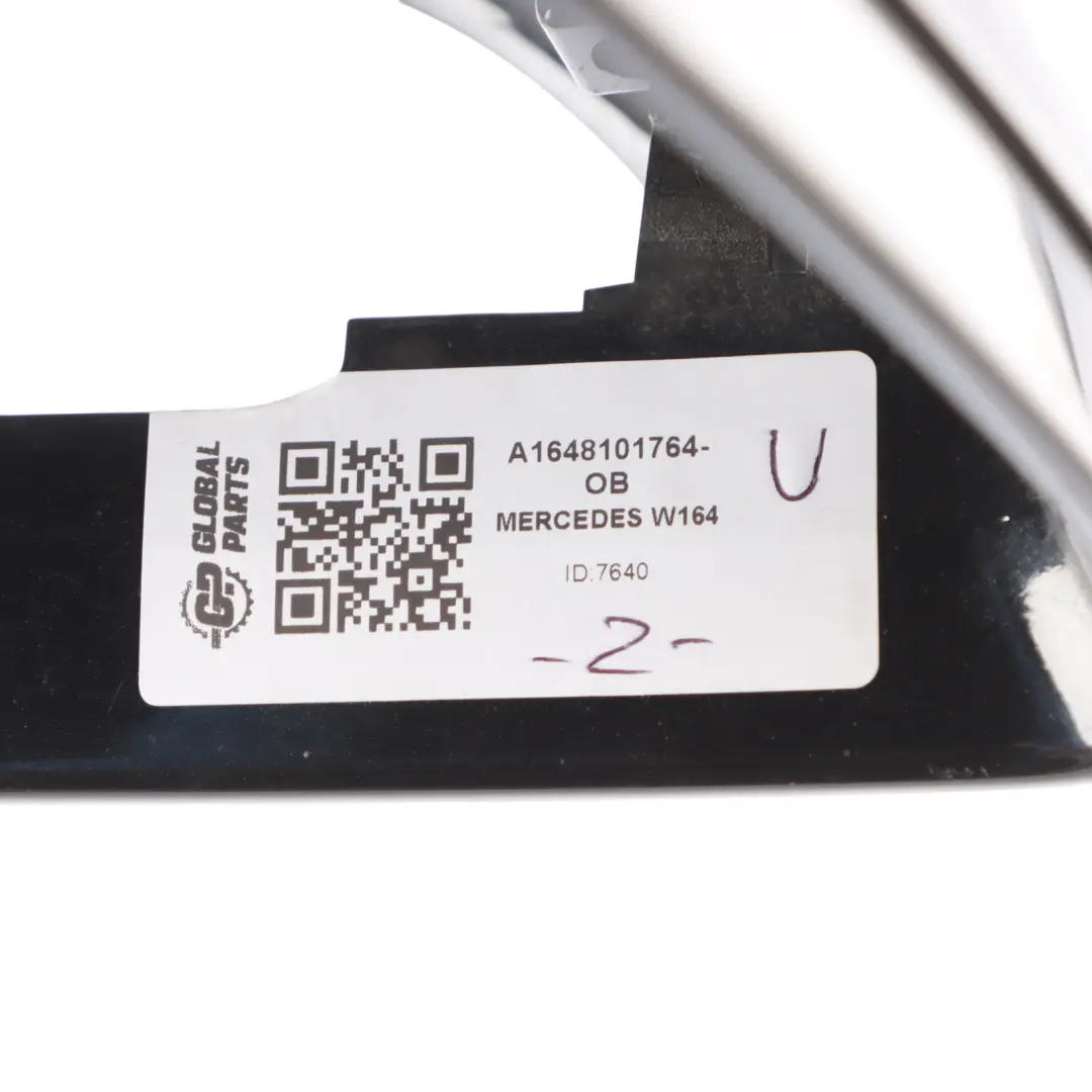 Mercedes ML W164 Wing Mirror Cover Left N/S Obsidian Black - 197