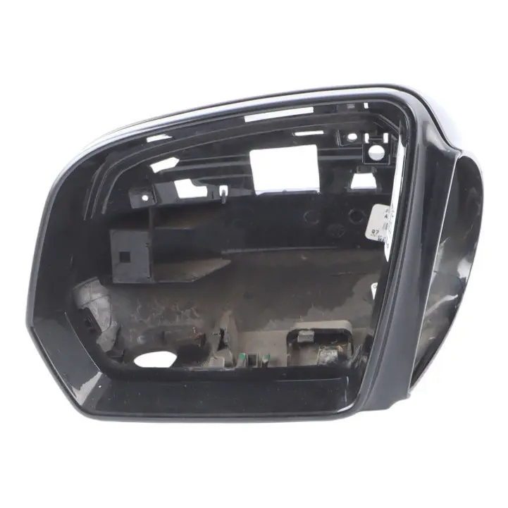 Mercedes ML W164 Wing Mirror Cover Left N/S Obsidian Black - 197