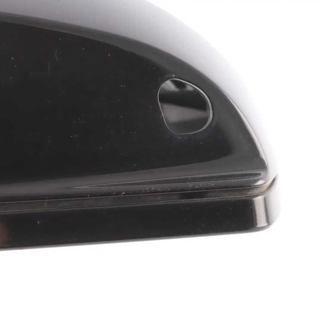 Mercedes ML W164 Wing Mirror Cover Left N/S Obsidian Black - 197