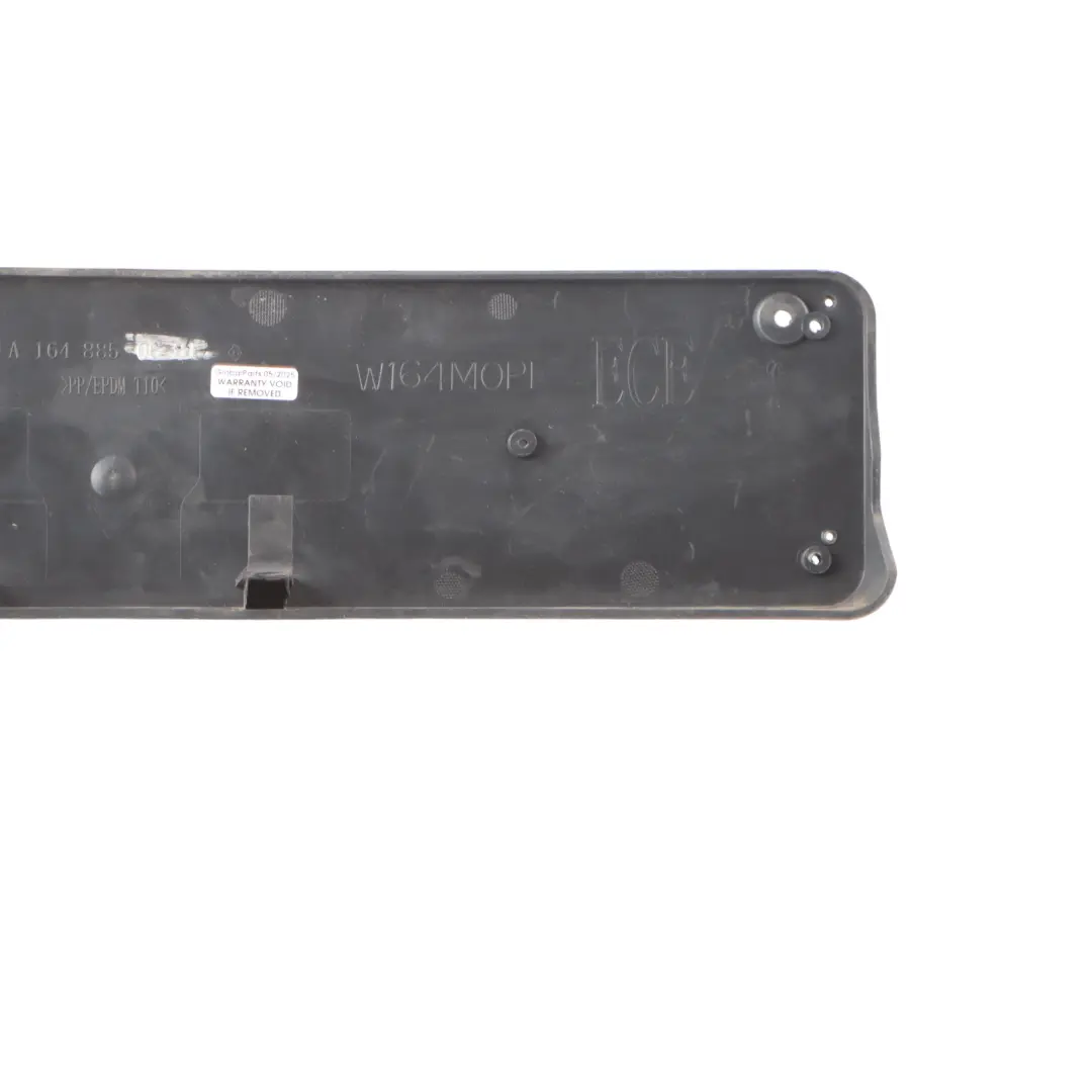 Mercedes ML W164 Front Bumper License Number Plate Holder Mounting A1648850681
