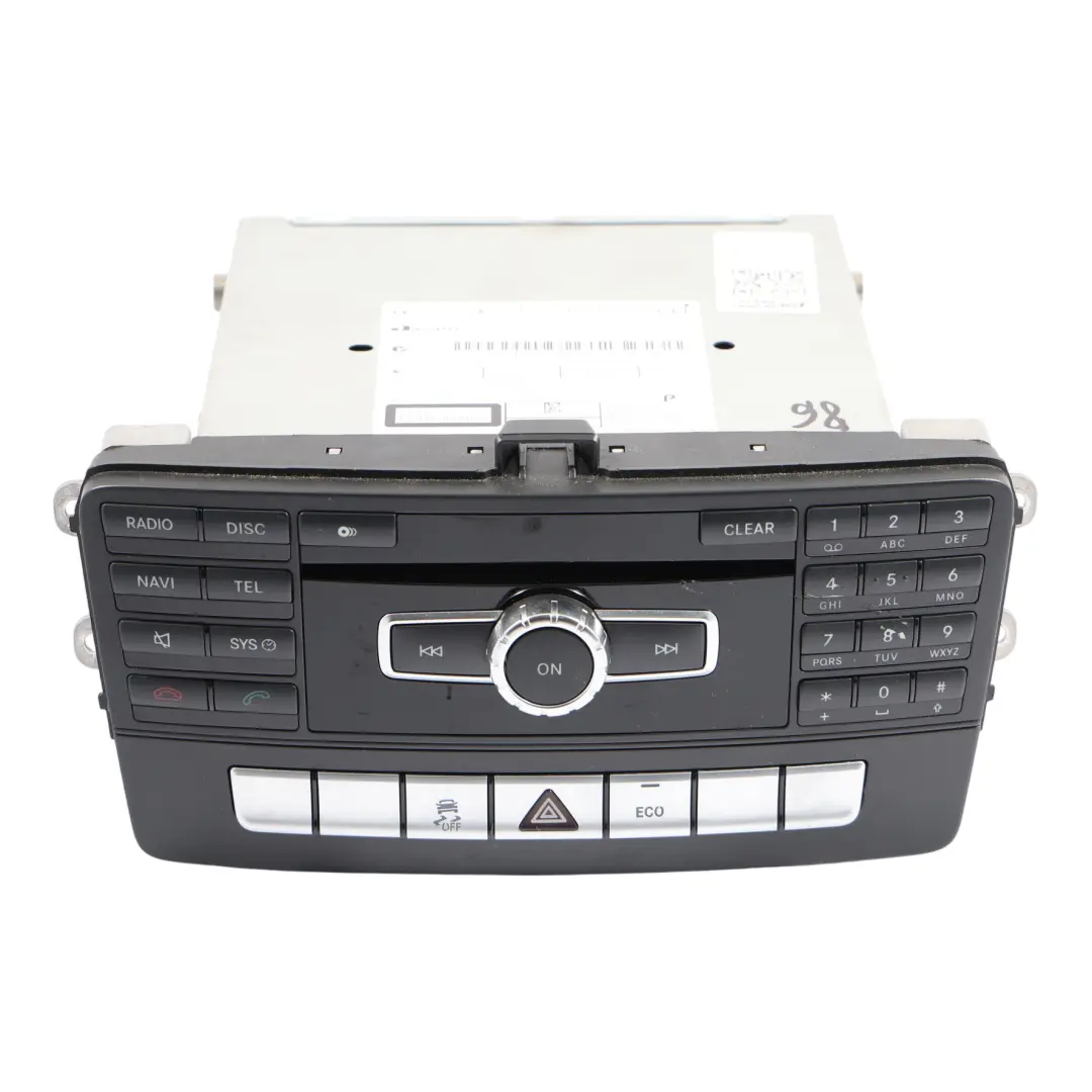 Mercedes SLK R172 Radio Lettore CD Navigatore Satellitare Principale A1729006609
