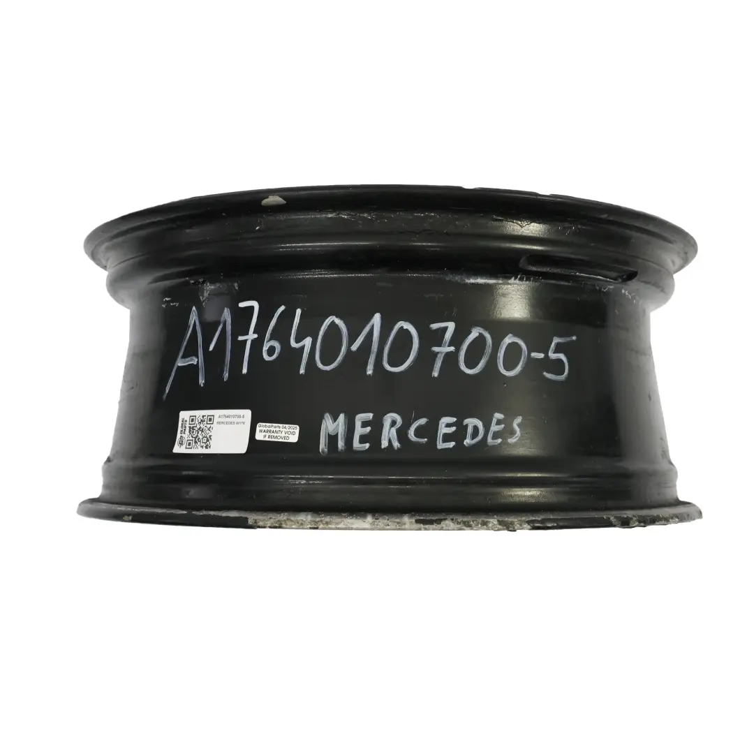 Jante Alliage Noire Mercedes W176 AMG 18" ET:52 7,5J Doubles Rayons A1764010700
