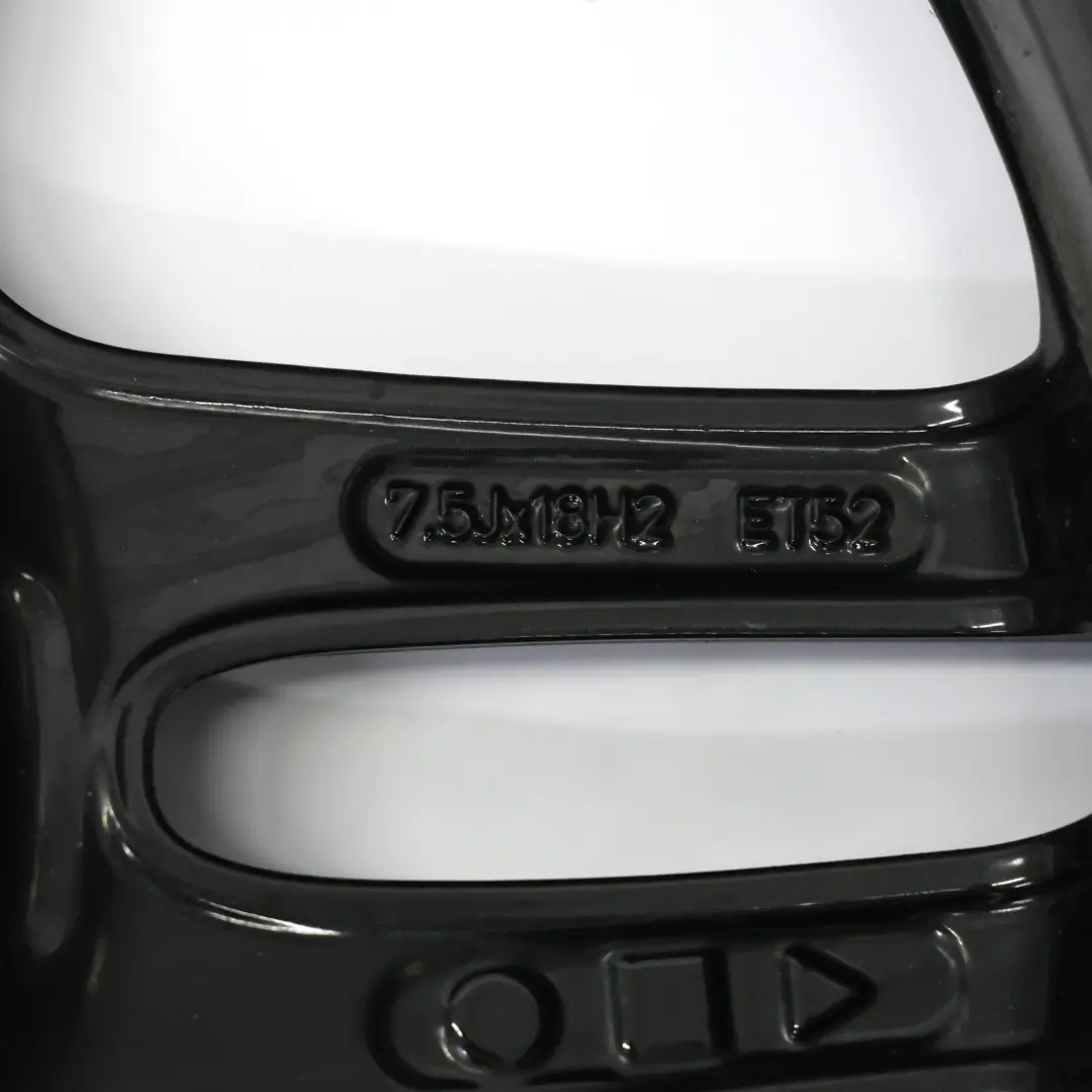 Jante Alliage Noire Mercedes W176 AMG 18" ET:52 7,5J Doubles Rayons A1764010700