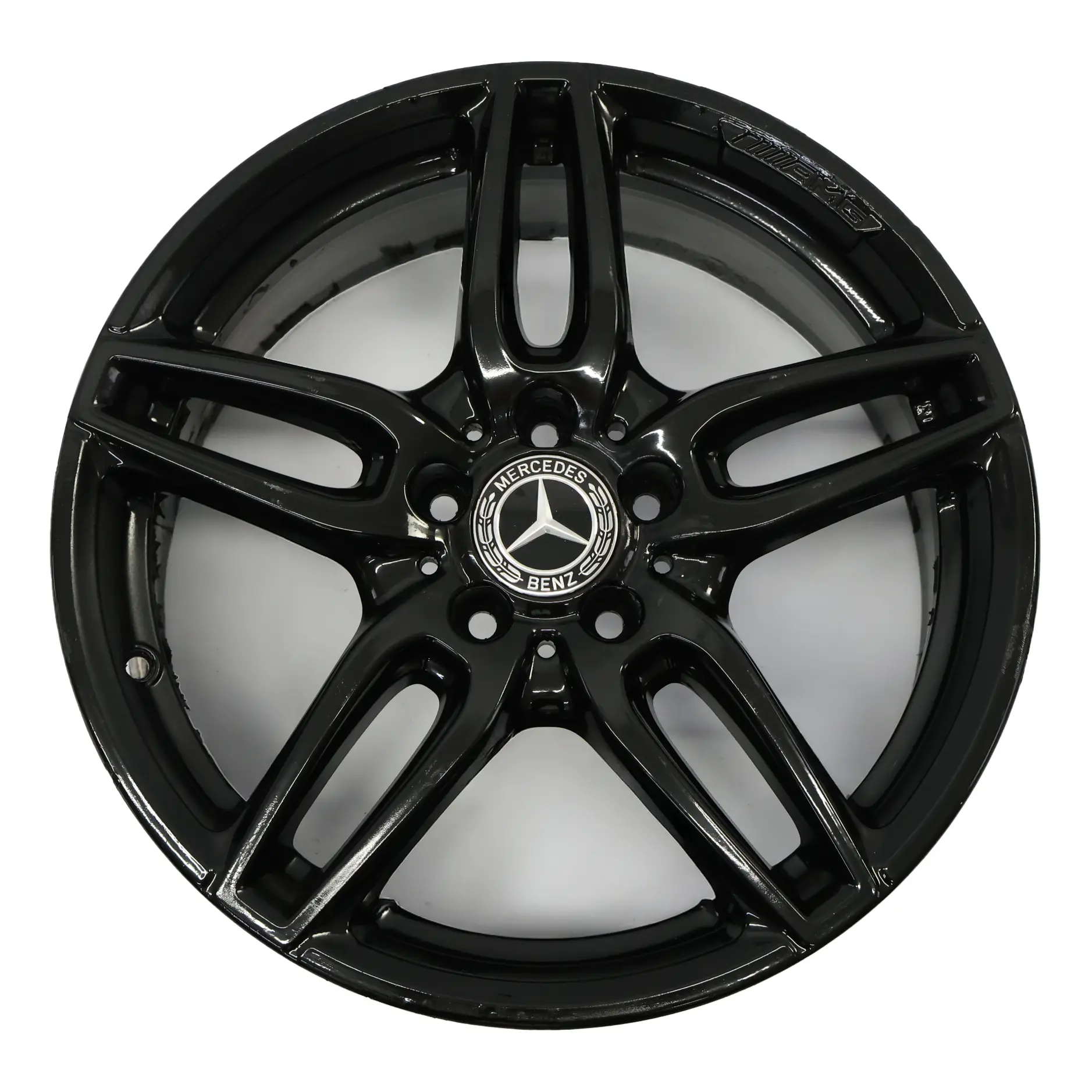 Llanta Aleación Mercedes W176 AMG Negra 18" ET:52 7,5J Doble Radio A1764010700