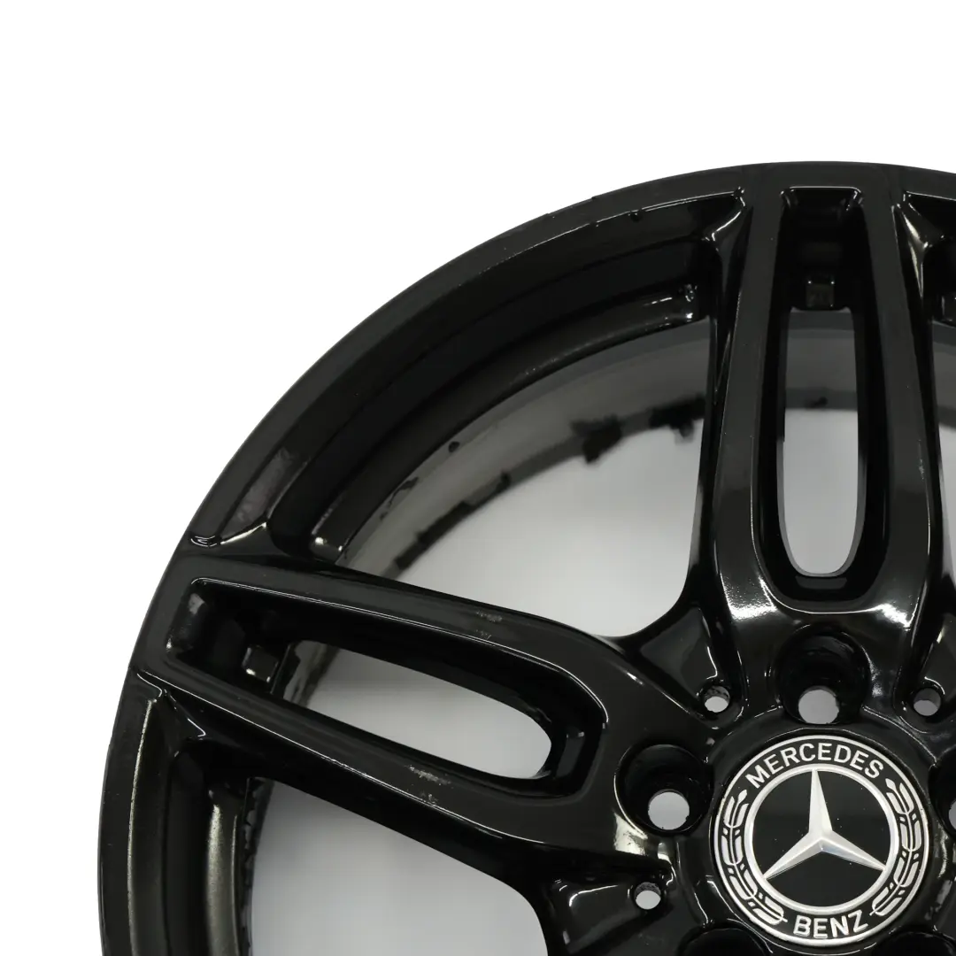 Llanta Aleación Mercedes W176 AMG Negra 18" ET:52 7,5J Doble Radio A1764010700