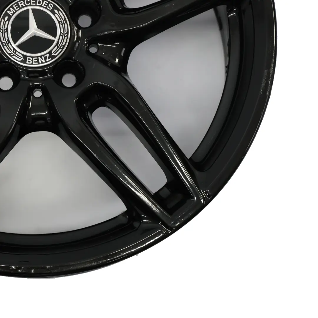 Llanta Aleación Mercedes W176 AMG Negra 18" ET:52 7,5J Doble Radio A1764010700