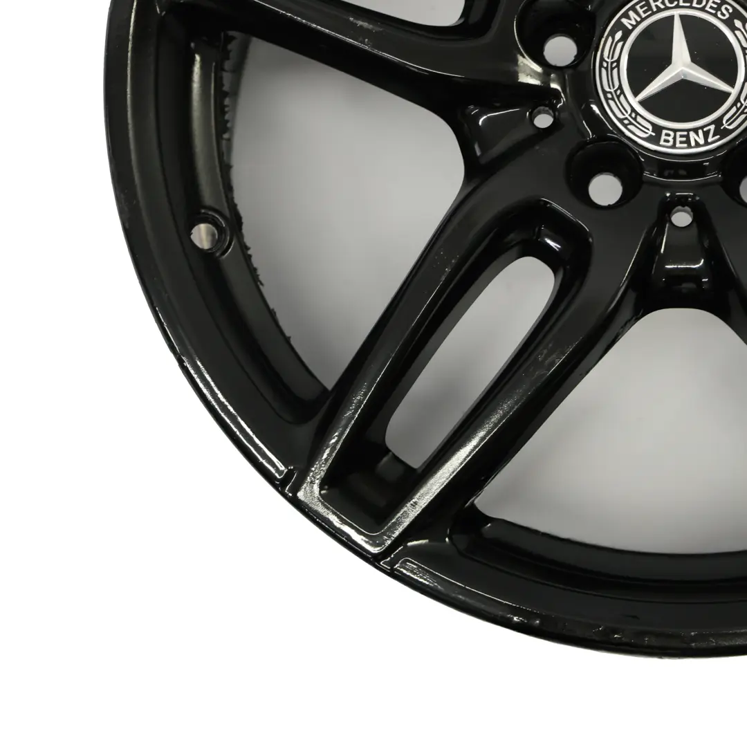 Llanta Aleación Mercedes W176 AMG Negra 18" ET:52 7,5J Doble Radio A1764010700