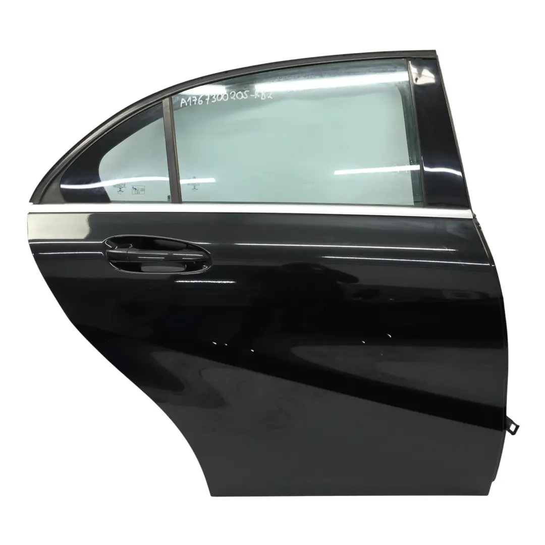 Mercedes W176 Door Rear Right O/S A-Class Kosmos Cosmic Black Metallic - 191