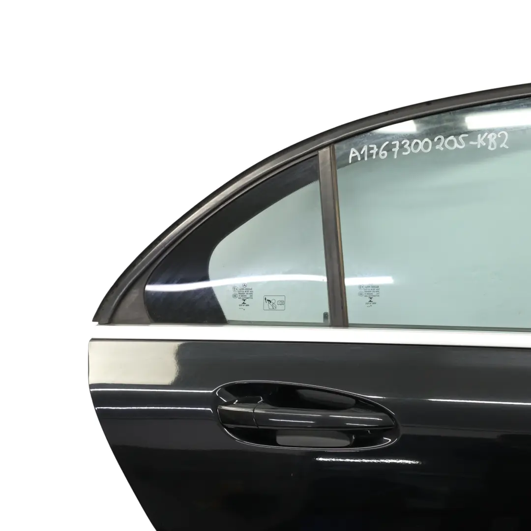 Mercedes W176 Door Rear Right O/S A-Class Kosmos Cosmic Black Metallic - 191