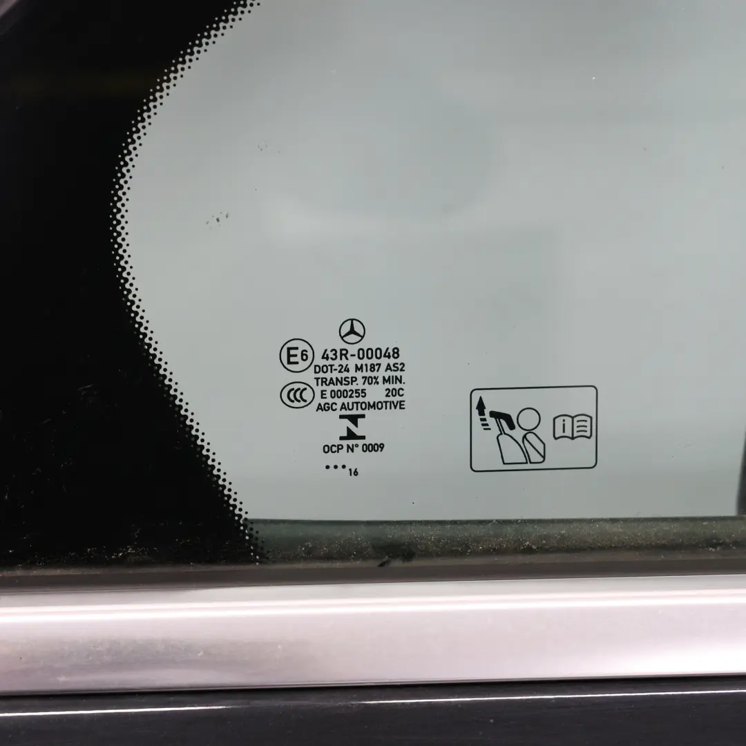 Mercedes W176 Door Rear Right O/S A-Class Kosmos Cosmic Black Metallic - 191