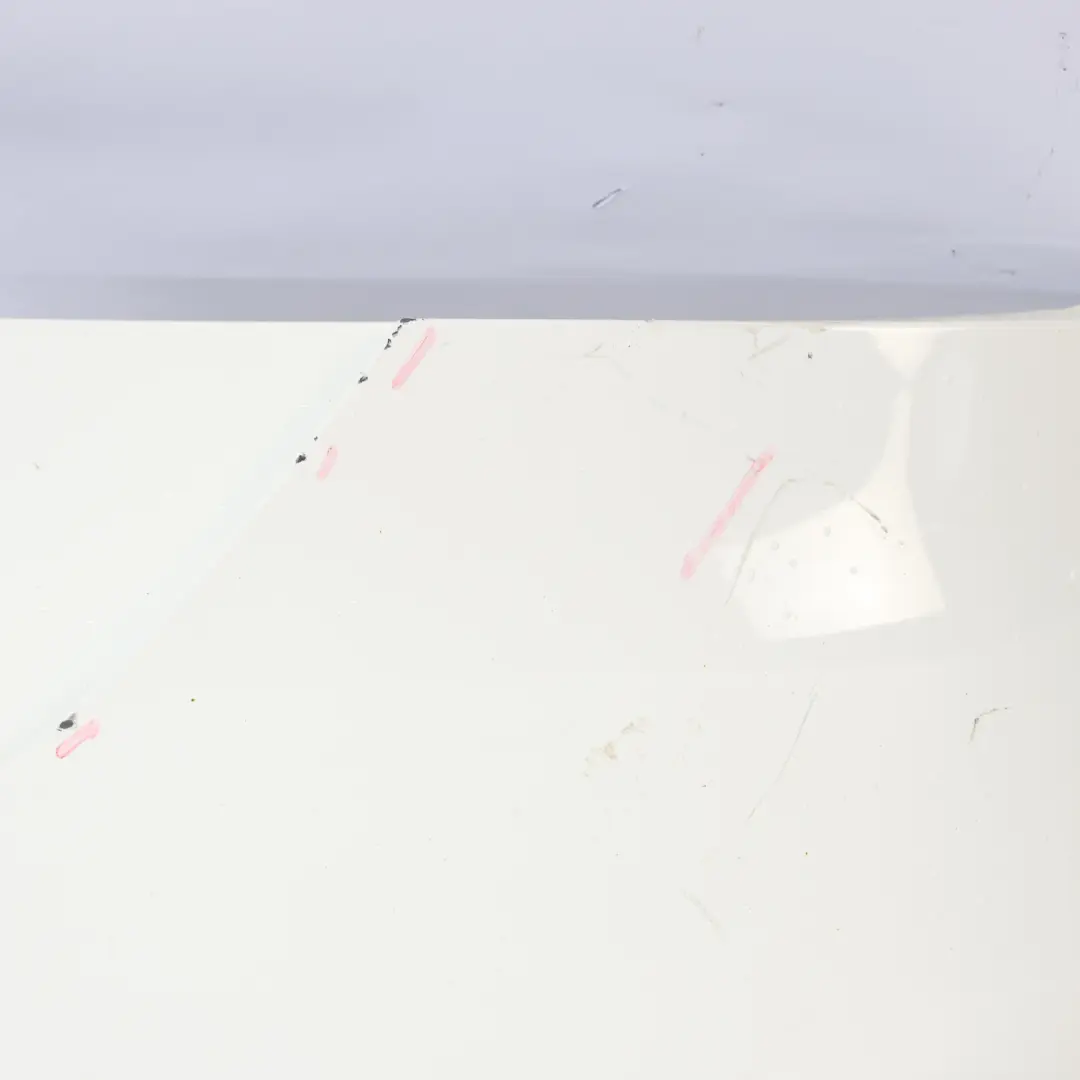 Mercedes W176 Bumper Rear Trim Panel Cover AMG Calcite White - 650 A1768800001