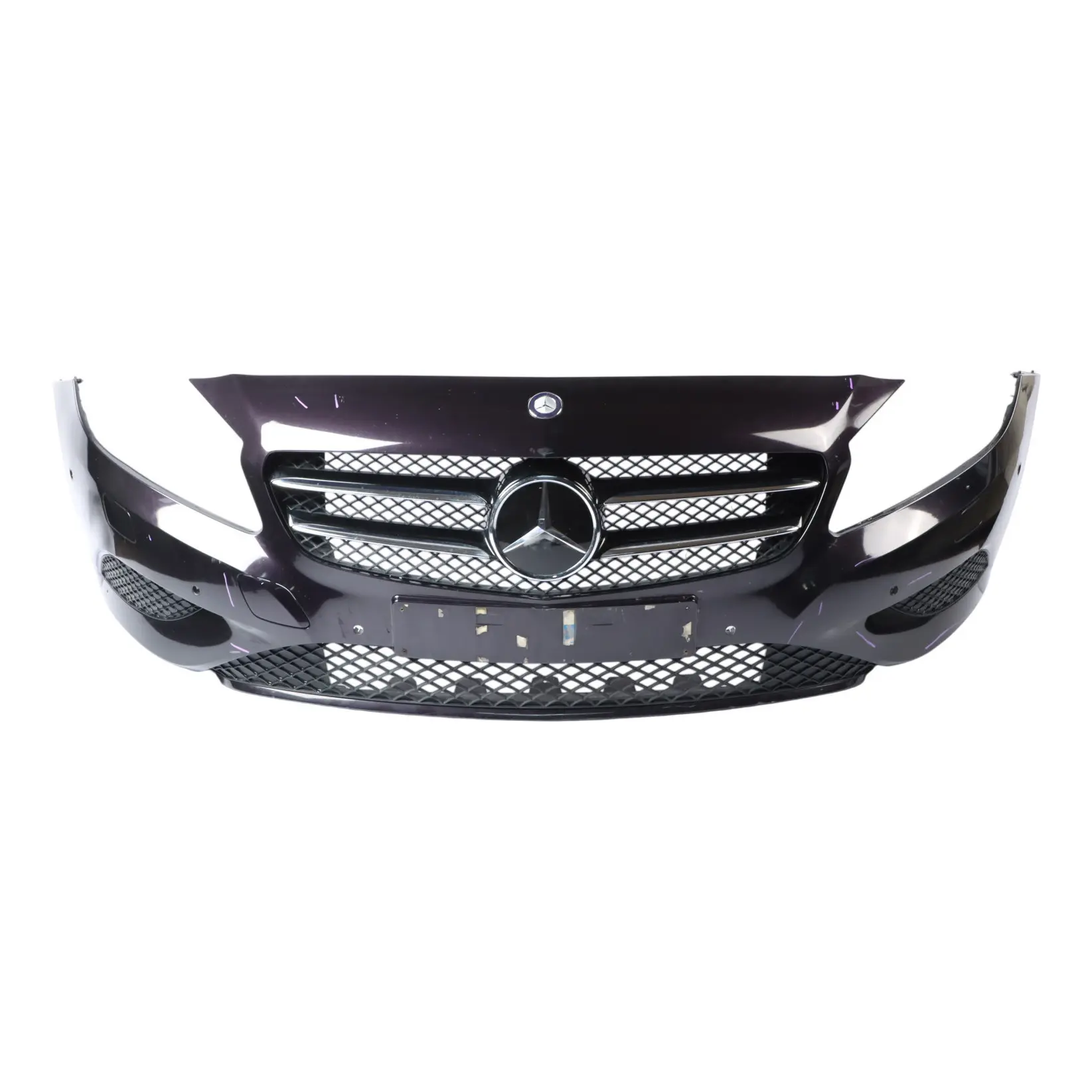 Mercedes W176 Front Bumper Trim Panel Northern Lights Violet Metallic - 592