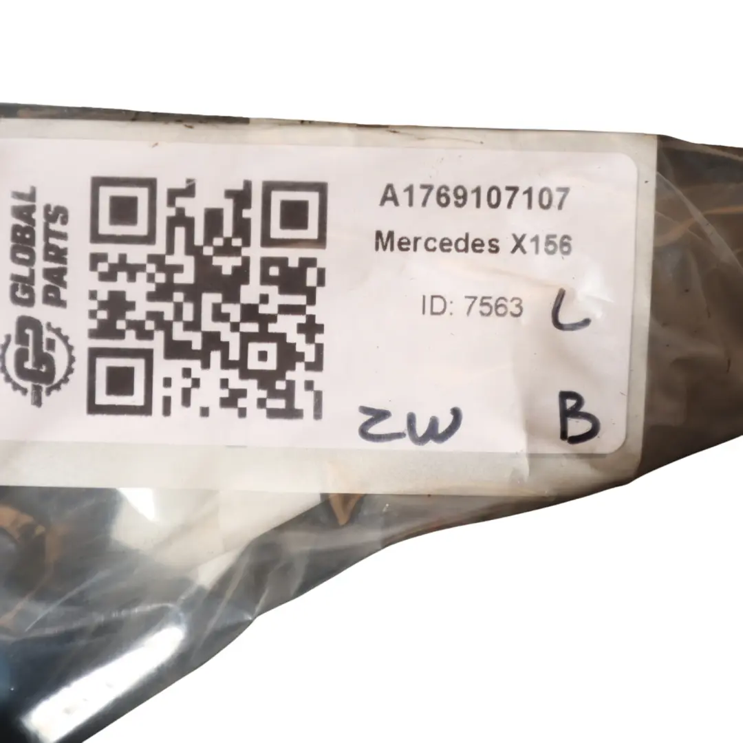 Mercedes X156 Front Left N/S Sport Seat Black Leather Red Thread Interior