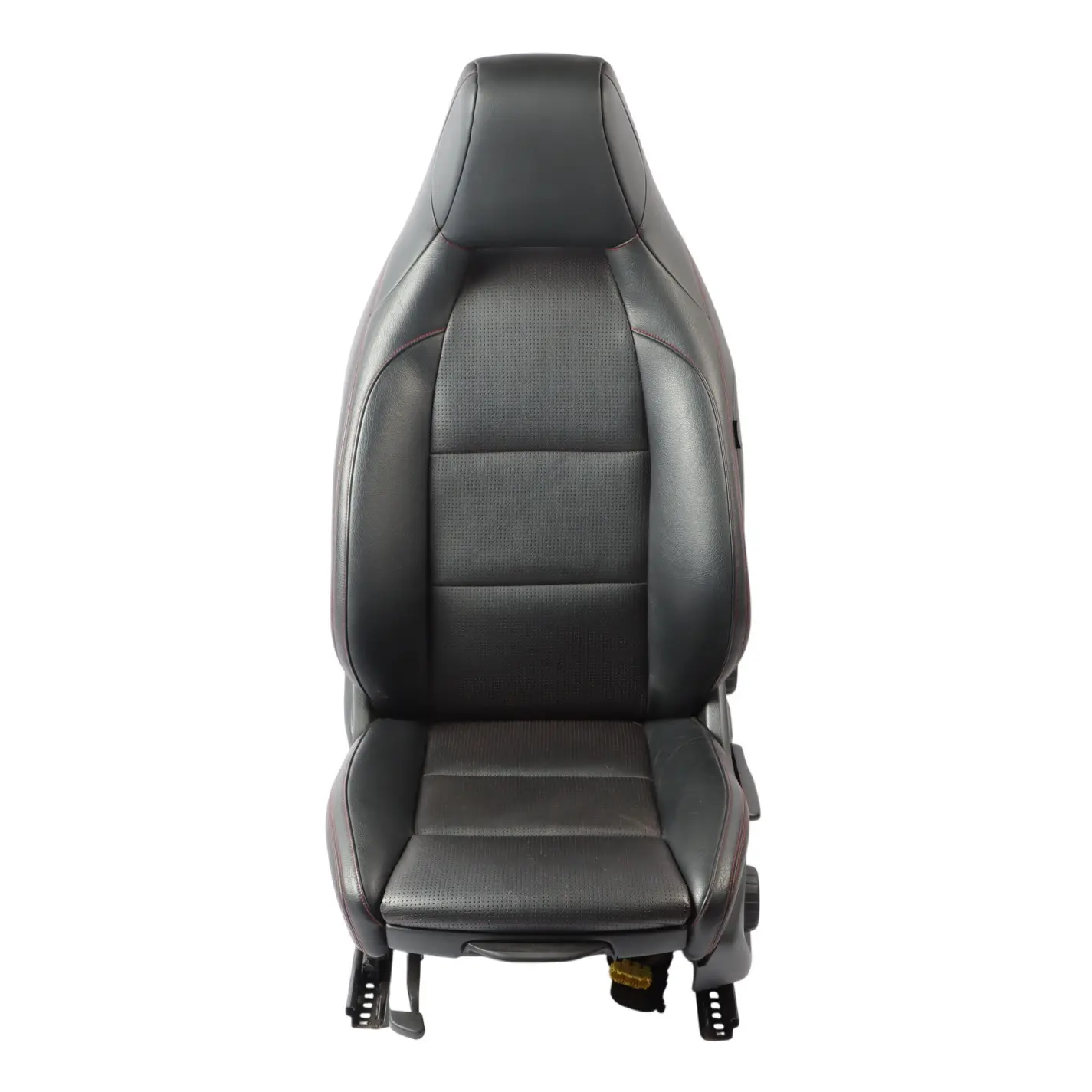 Mercedes X156 Front Left N/S Sport Seat Black Leather Red Thread Interior