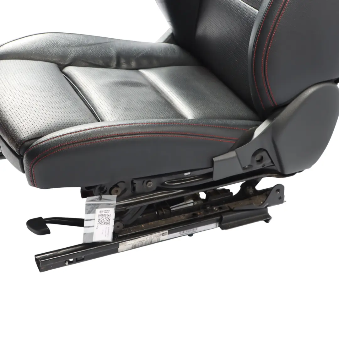 Mercedes X156 Front Right O/S Sport Seat Black Leather Red Thread Interior