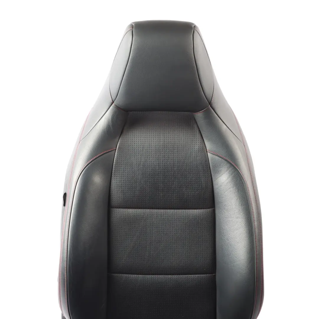 Mercedes X156 Front Right O/S Sport Seat Black Leather Red Thread Interior