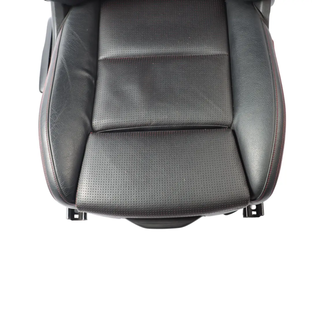 Mercedes X156 Front Right O/S Sport Seat Black Leather Red Thread Interior