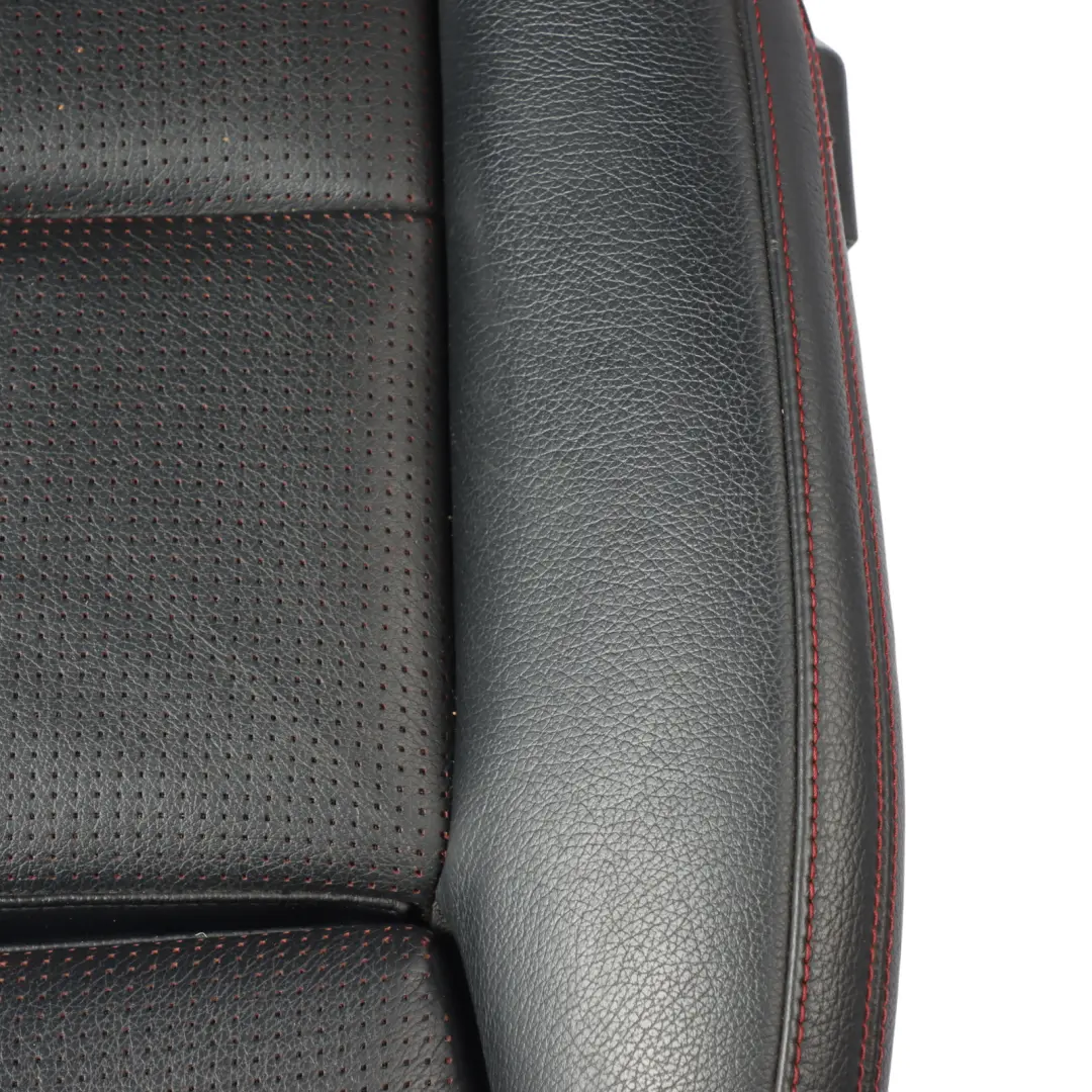 Mercedes X156 Front Right O/S Sport Seat Black Leather Red Thread Interior