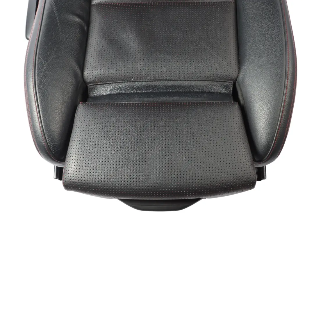 Mercedes X156 Front Right O/S Sport Seat Black Leather Red Thread Interior