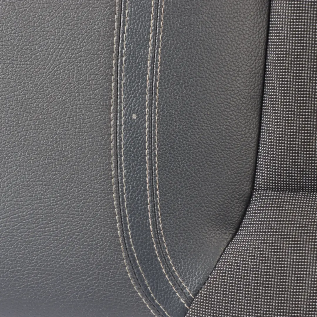 Rear Seat Bench Mercedes CLA C117 W176 Couch Covering Black Fabric Leather 