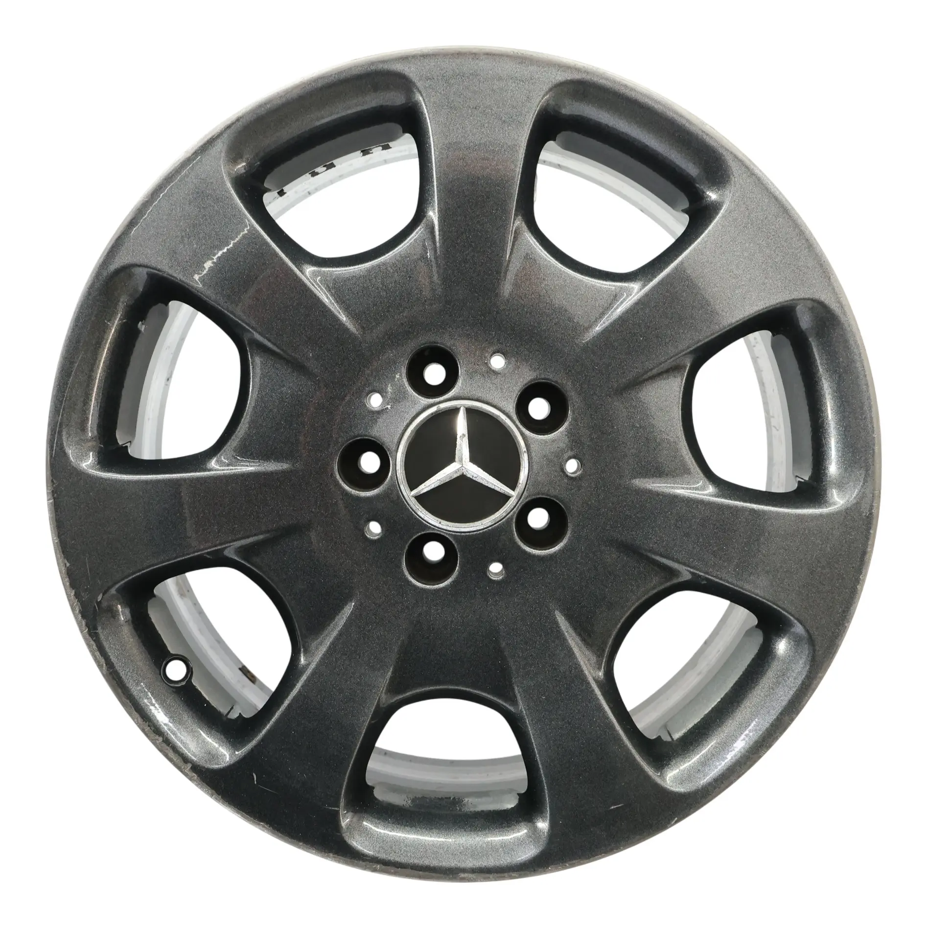 Mercedes W203 Grey Wheel Alloy Rim 17" 7.5J ET:36 7 Disc Hole A2034013202