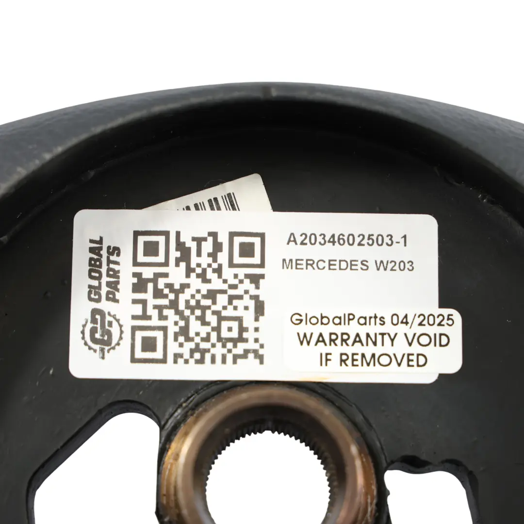 Mercedes W203 Lenkrad NEU Schwarz Leder Schwarz Fäden A2034602503