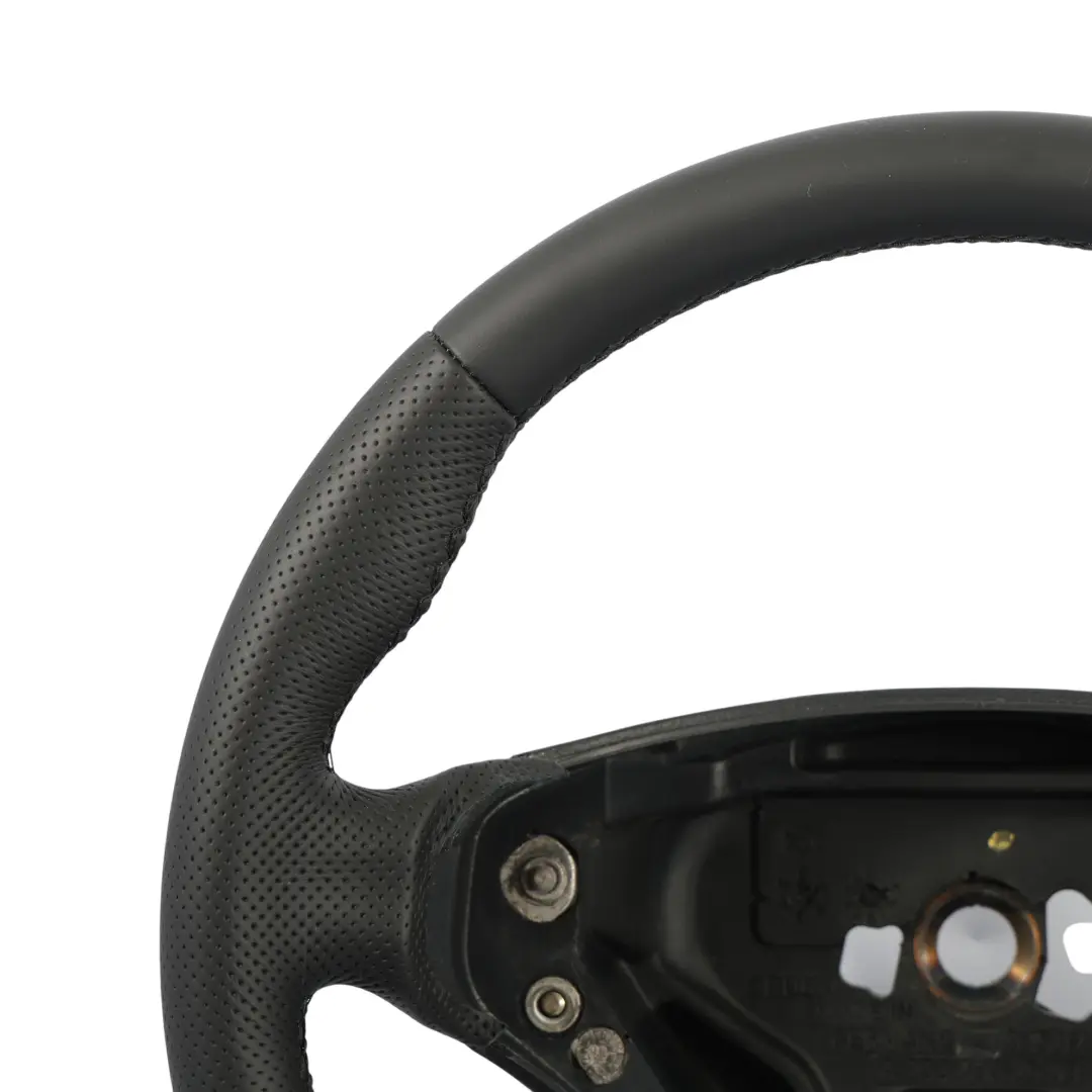 Mercedes W203 Lenkrad NEU Schwarz Leder Schwarz Fäden A2034602503