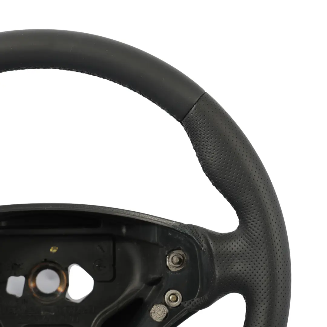 Mercedes W203 Lenkrad NEU Schwarz Leder Schwarz Fäden A2034602503