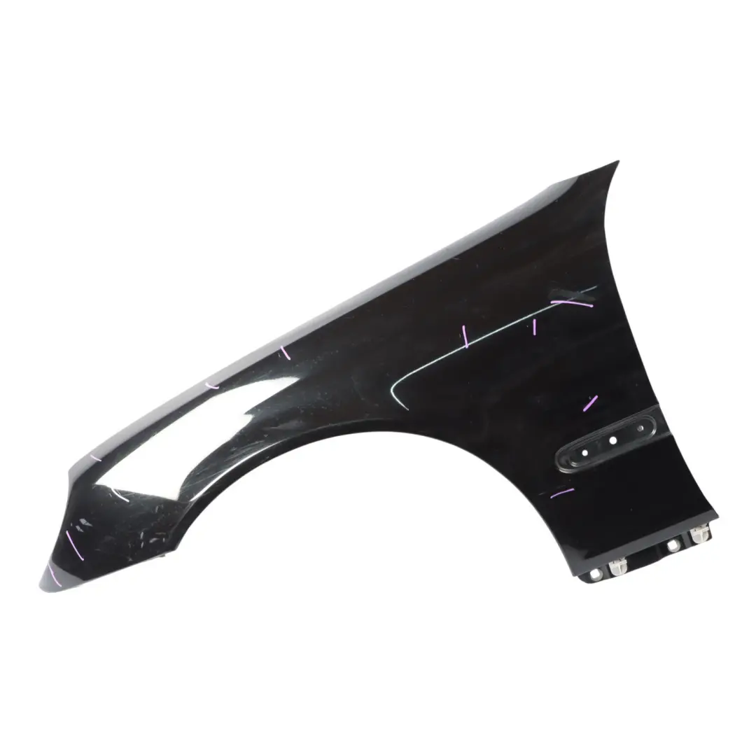 Mercedes W203 Front Left N/S Side Panel Wing Fender Obsidian Black - 197