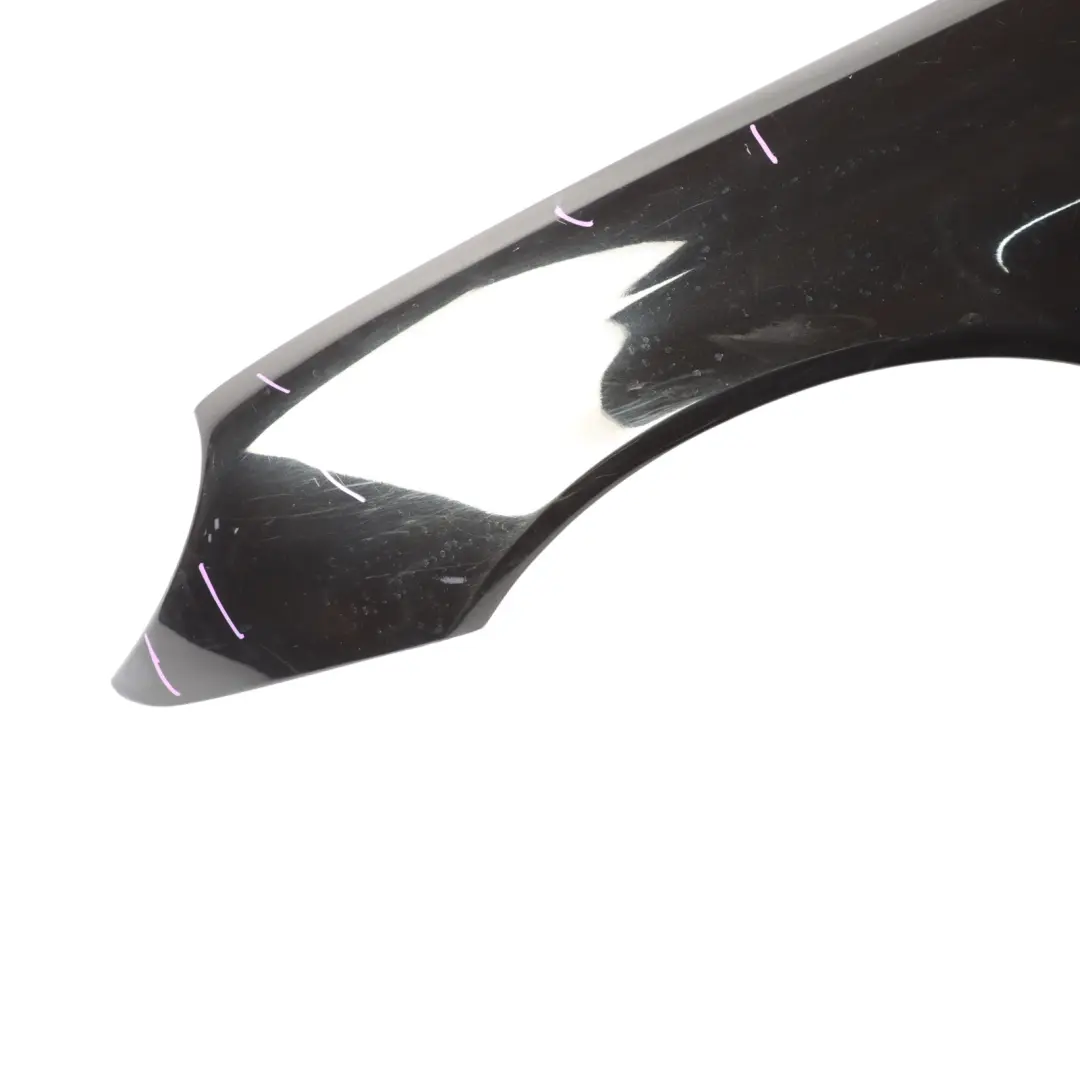 Mercedes W203 Front Left N/S Side Panel Wing Fender Obsidian Black - 197