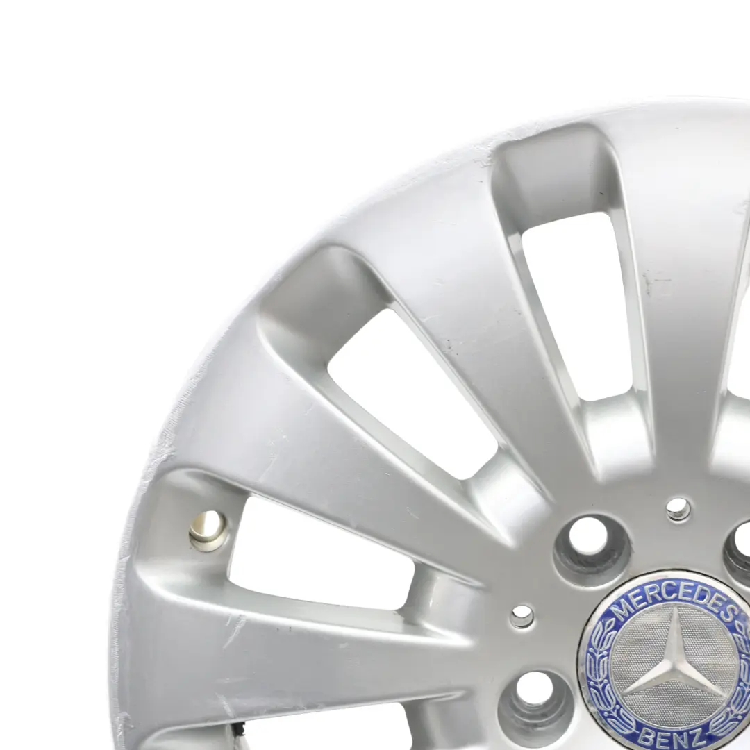Mercedes W204 Cerchio Lega Argento 16" 7J ET:43 12 Fori A2044010602