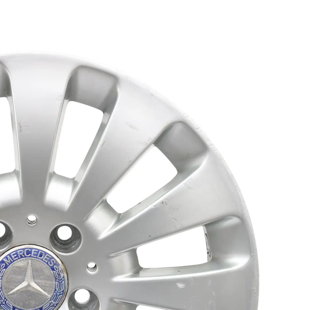 Mercedes W204 Cerchio Lega Argento 16" 7J ET:43 12 Fori A2044010602