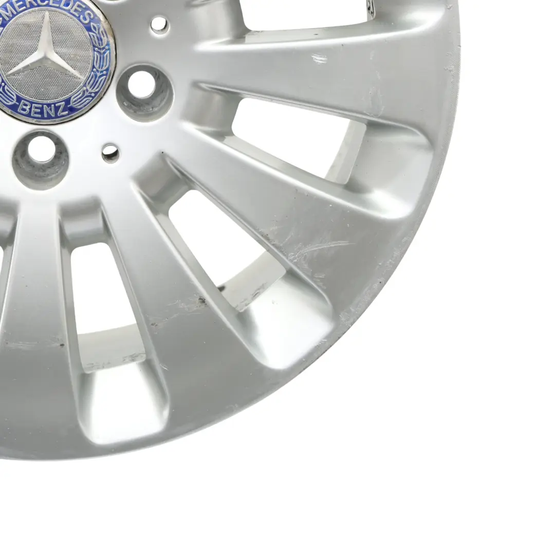 Mercedes W204 Cerchio Lega Argento 16" 7J ET:43 12 Fori A2044010602