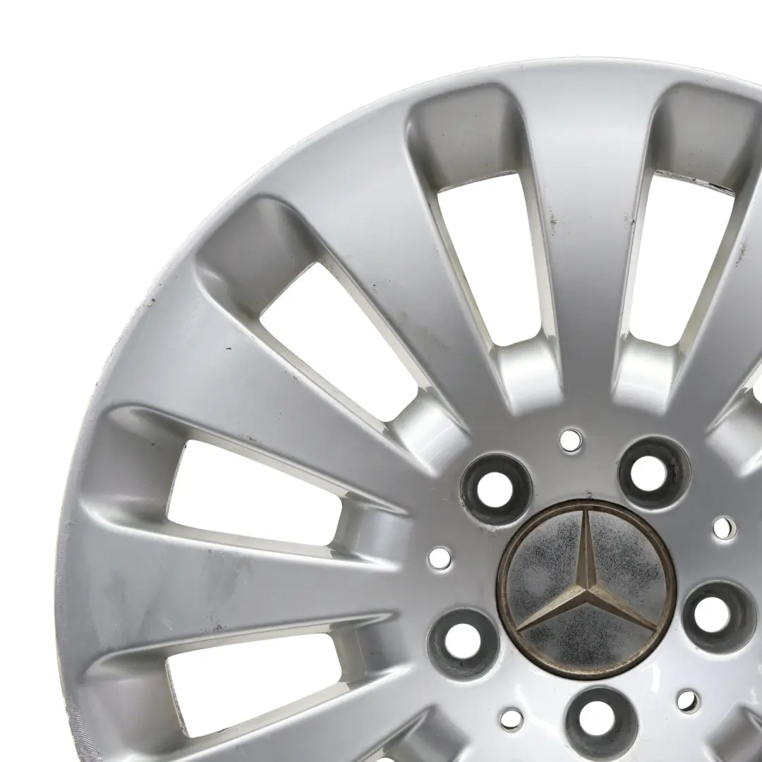 Mercedes W204 Silver Alloy Wheel Rim 12 Hole Disc 16" 7J ET:43 A2044010602