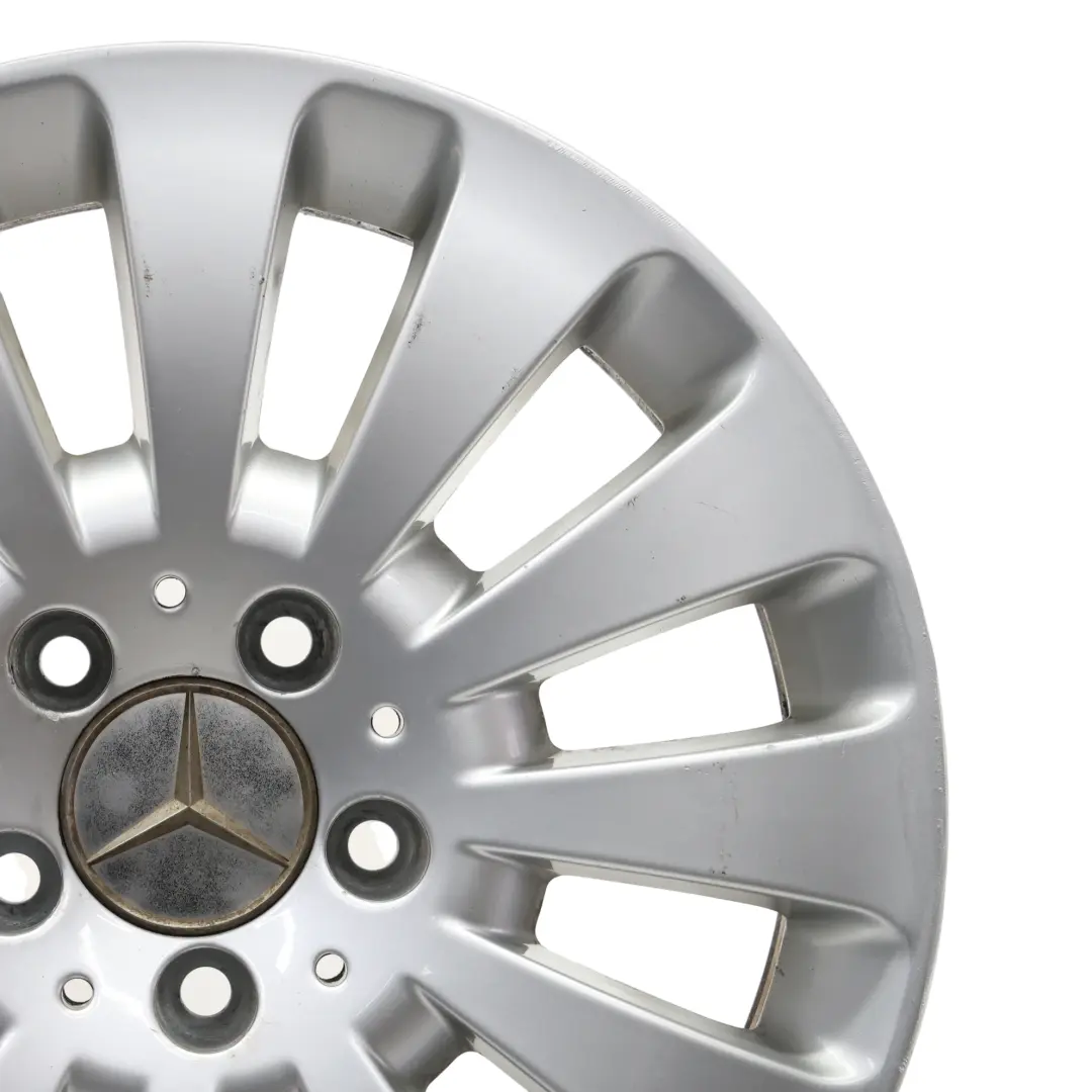 Mercedes W204 Silver Alloy Wheel Rim 12 Hole Disc 16" 7J ET:43 A2044010602