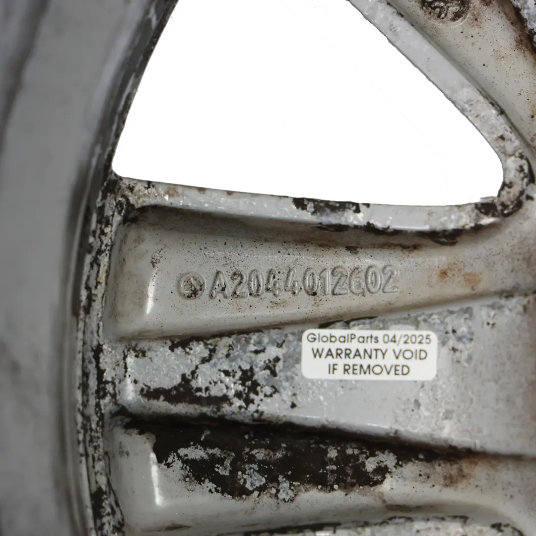 Mercedes W204 Silver Wheel Alloy Rim 16" 7J ET:43 7 Hole Disc A2044012602