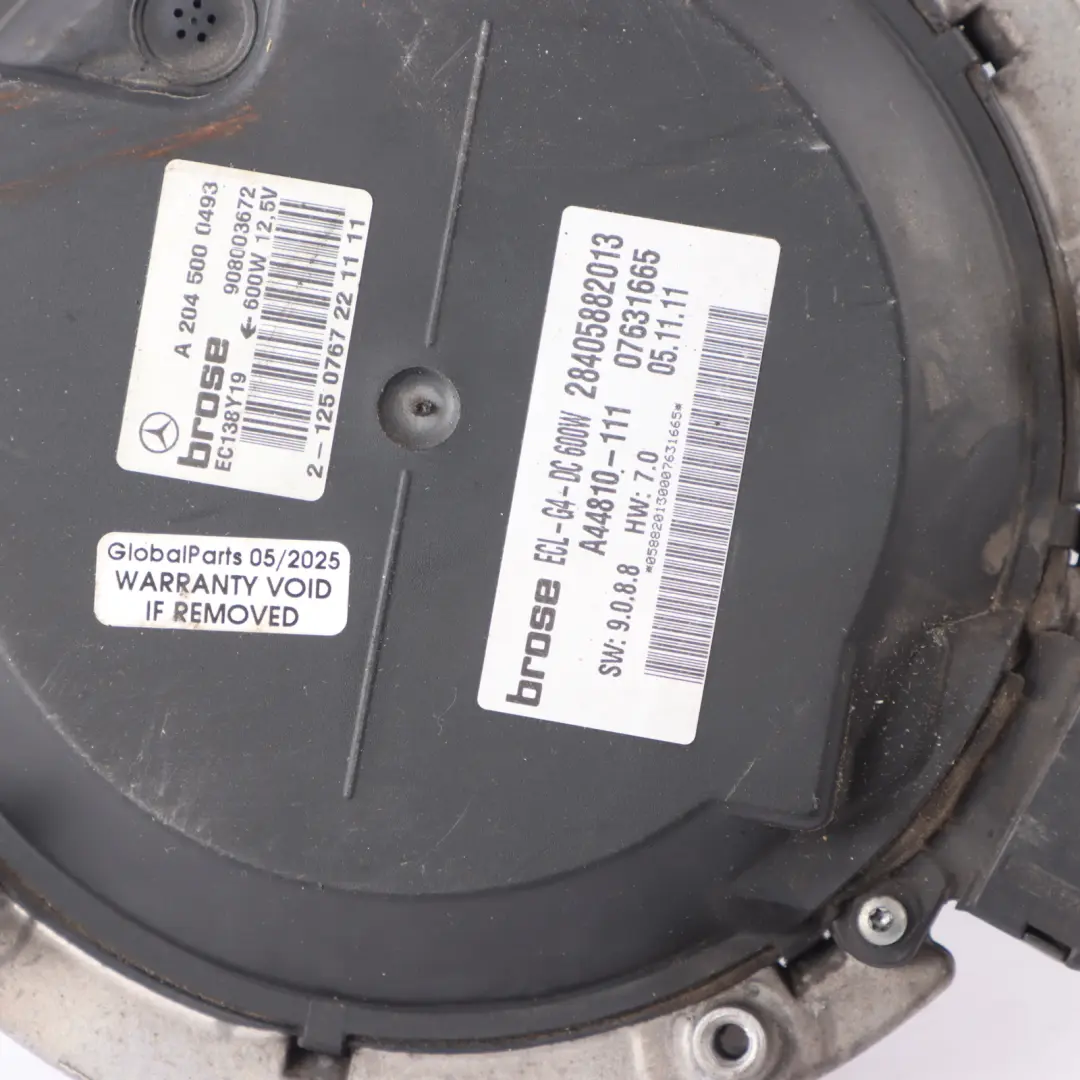 Fan Mercedes SLK R172 M271 Radiator Fan Blower Blade Motor 600W A2045000493