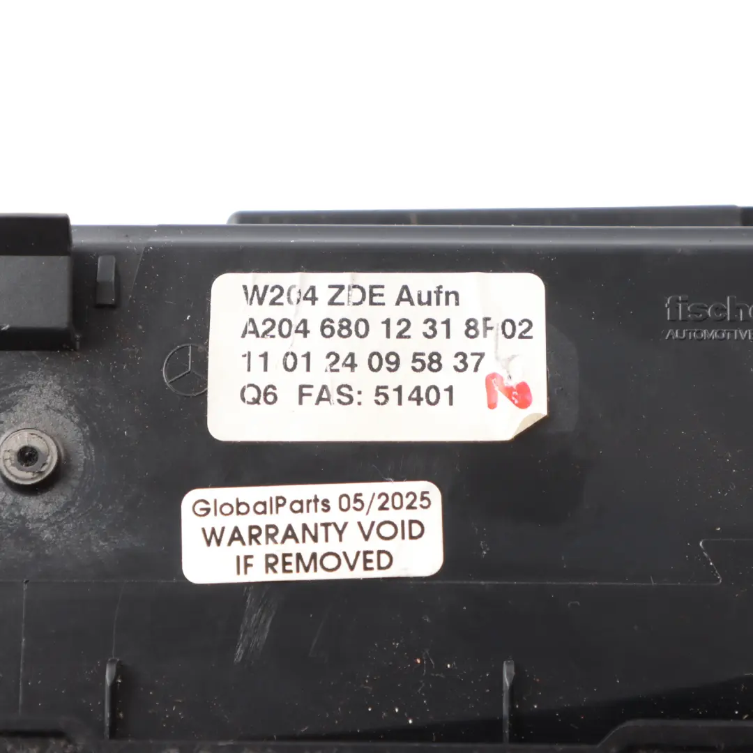 Mercedes W204 Dashboard Navigation Central Display Screen Monitor A2046801231