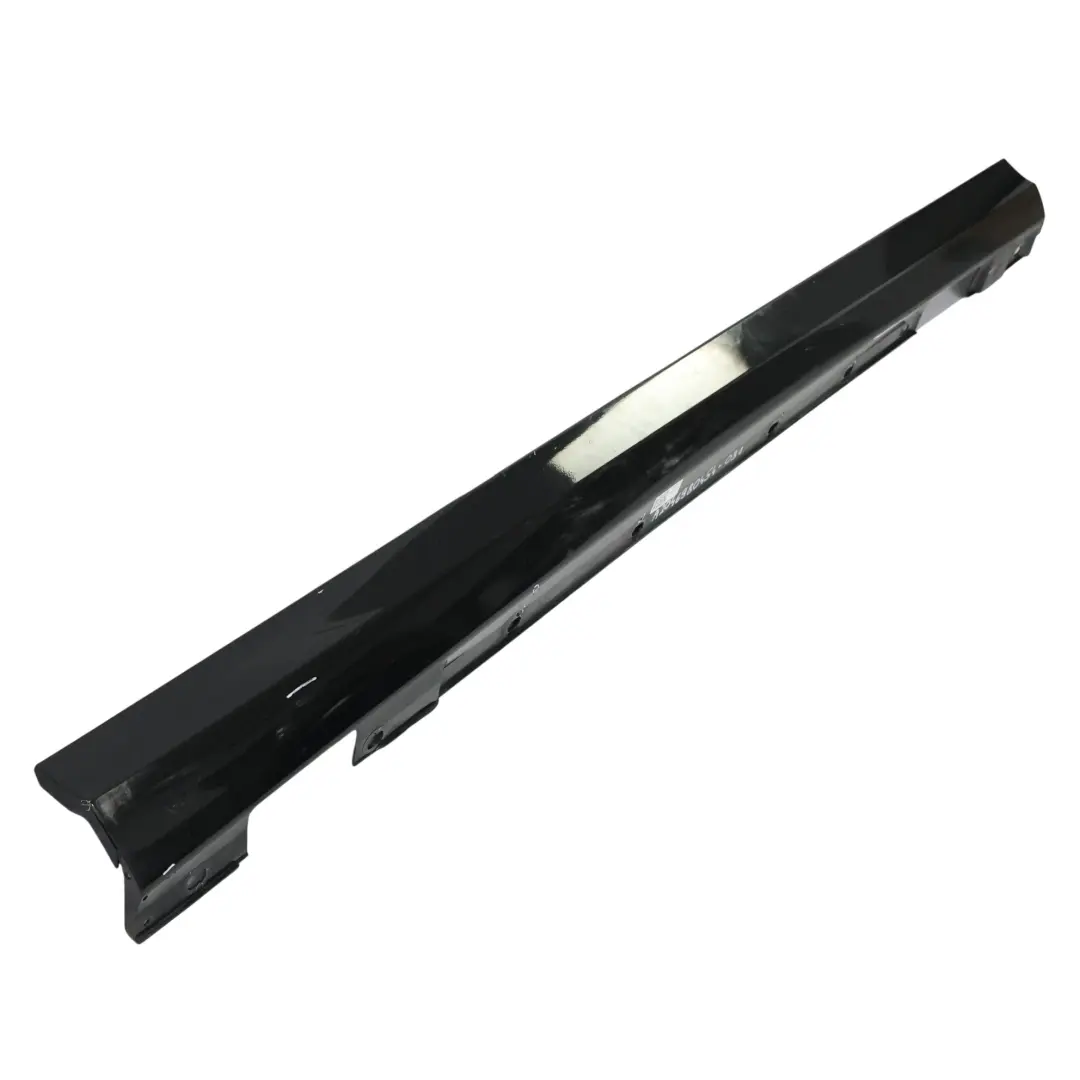 Mercedes W204 Side Skirt Door Sill Cover Right O/S Obsidian Black Metallic - 197