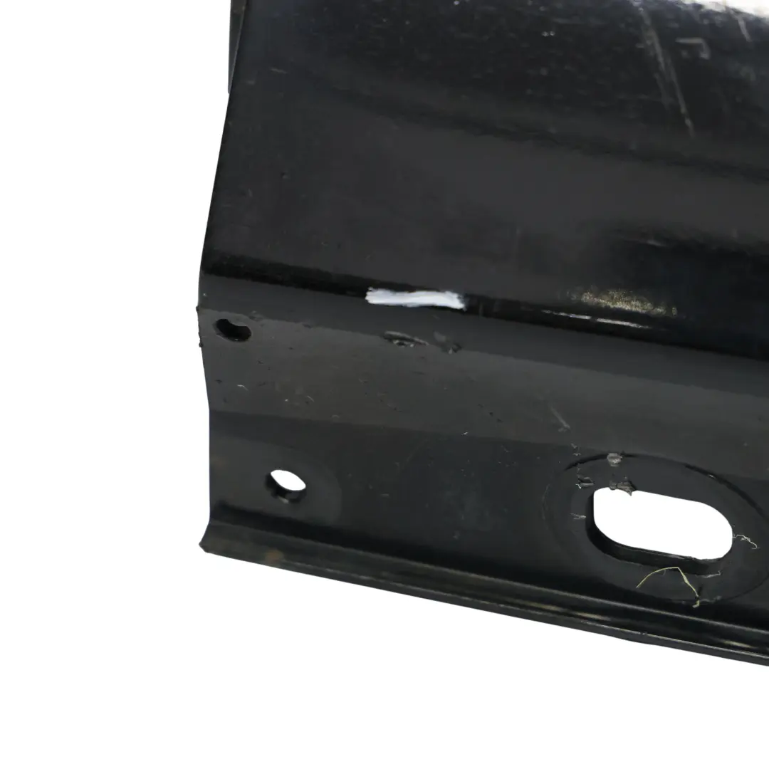 Mercedes W204 Side Skirt Door Sill Cover Right O/S Obsidian Black Metallic - 197